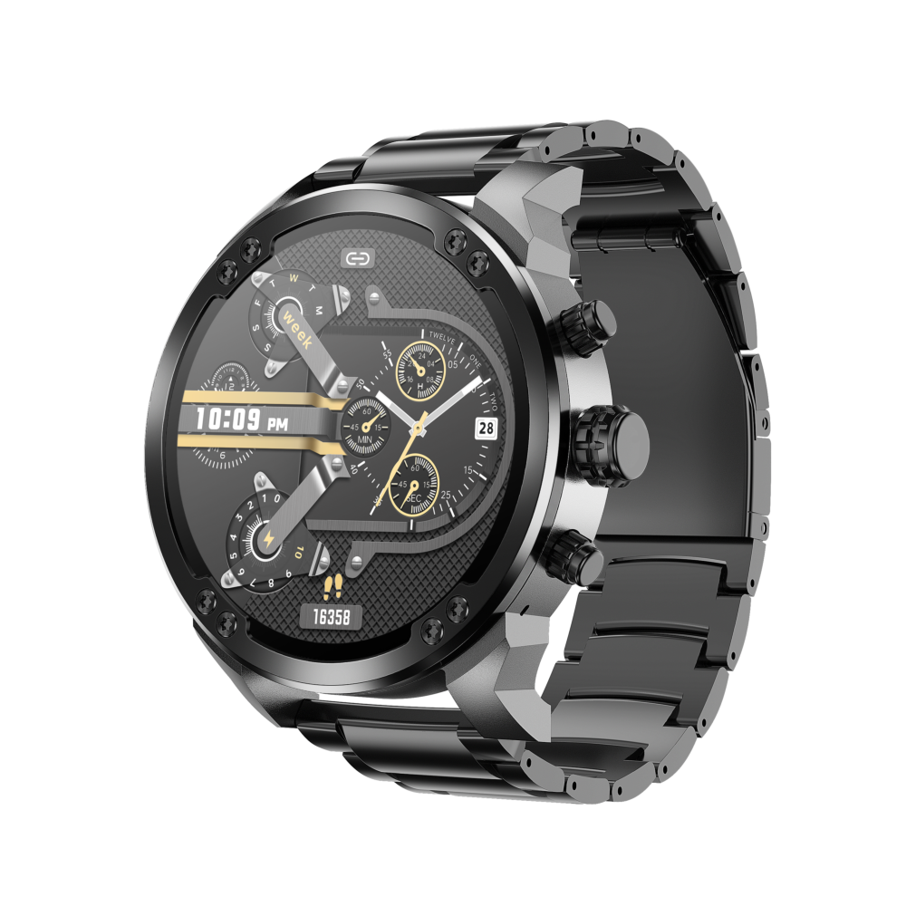 Fashion Hybrid Smart Watch Men Women Activity Tracker VS53-Black