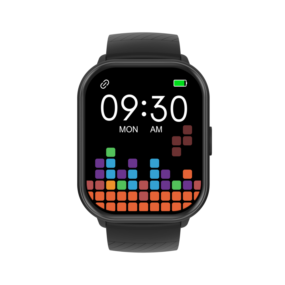 Reloj inteligente híbrido de moda para hombres y mujeres con rastreador de actividad VS02, color negro