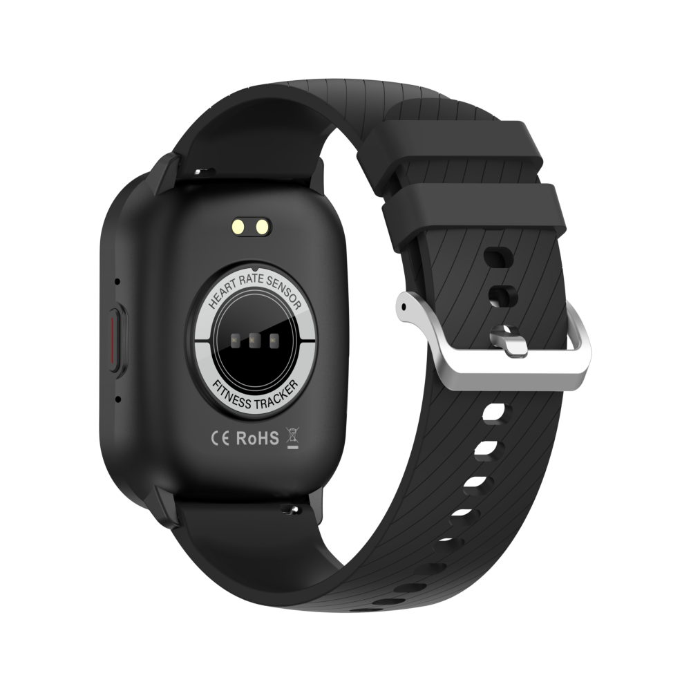 Reloj inteligente híbrido de moda para hombres y mujeres con rastreador de actividad VS02, color negro