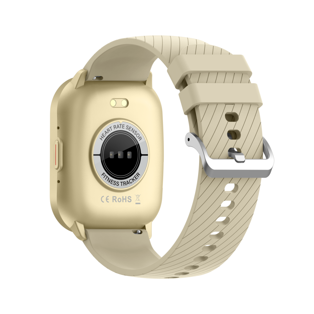 Fashion Hybrid Smart Watch Mænd Kvinder Activity Tracker VS02-Guld