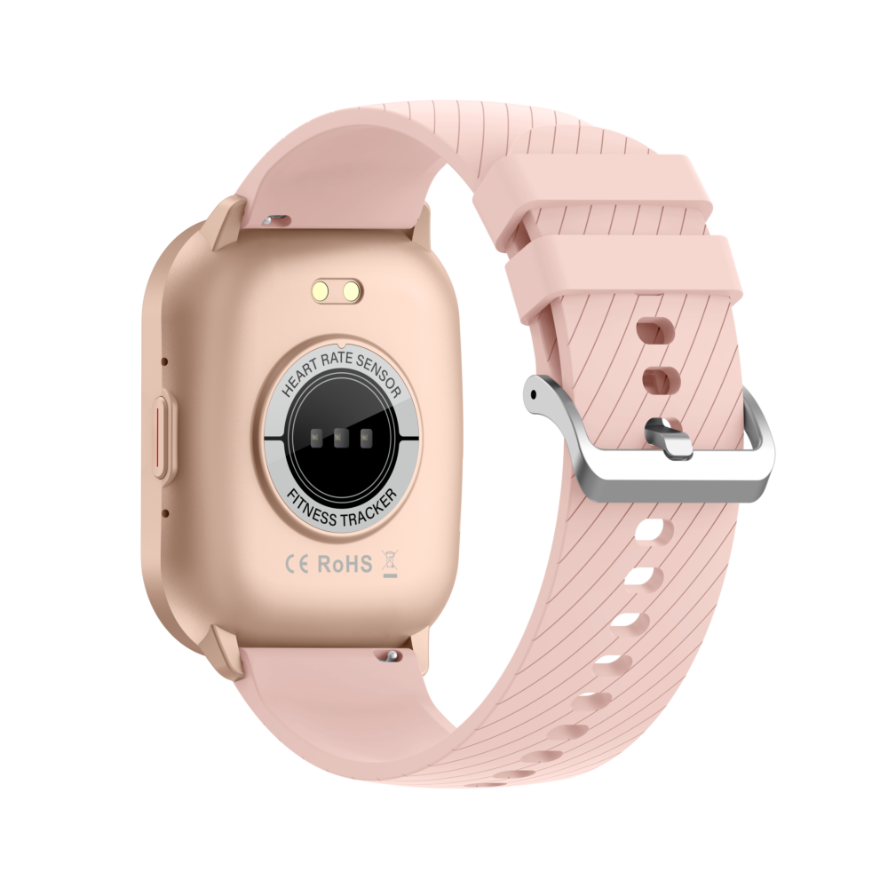 Mode Hybride Smartwatch Mannen Vrouwen Activiteit Tracker VS02-Rosa