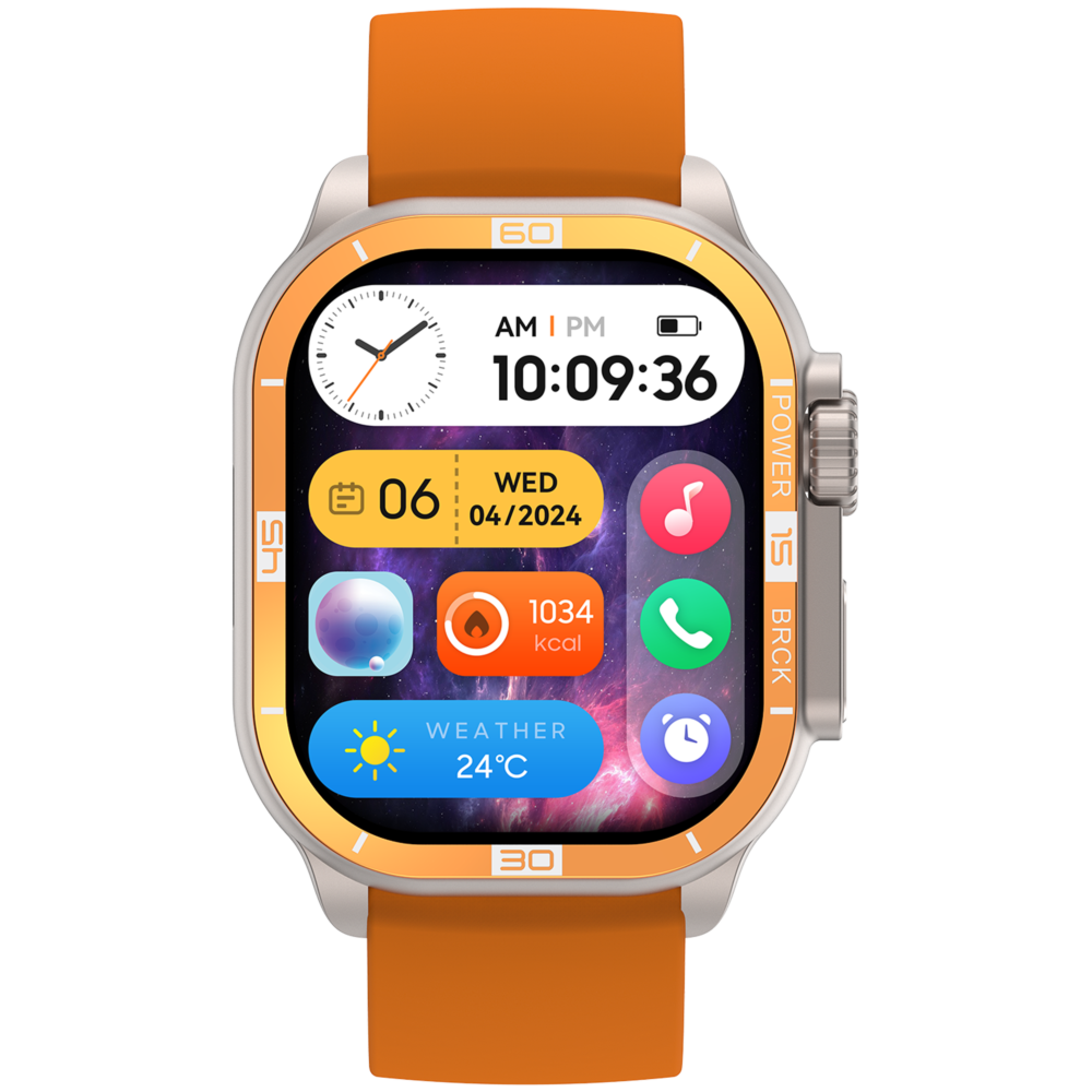 Módní hybridní chytré hodinky Muži Ženy Activity Tracker VS36 PRO-Orange