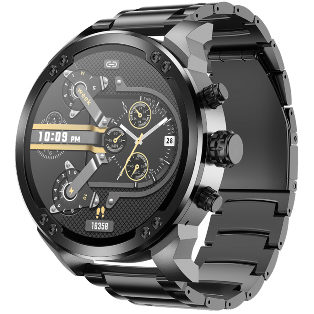 Fashion Hybrid Smart Watch Men Women Activity Tracker VS53-Black
