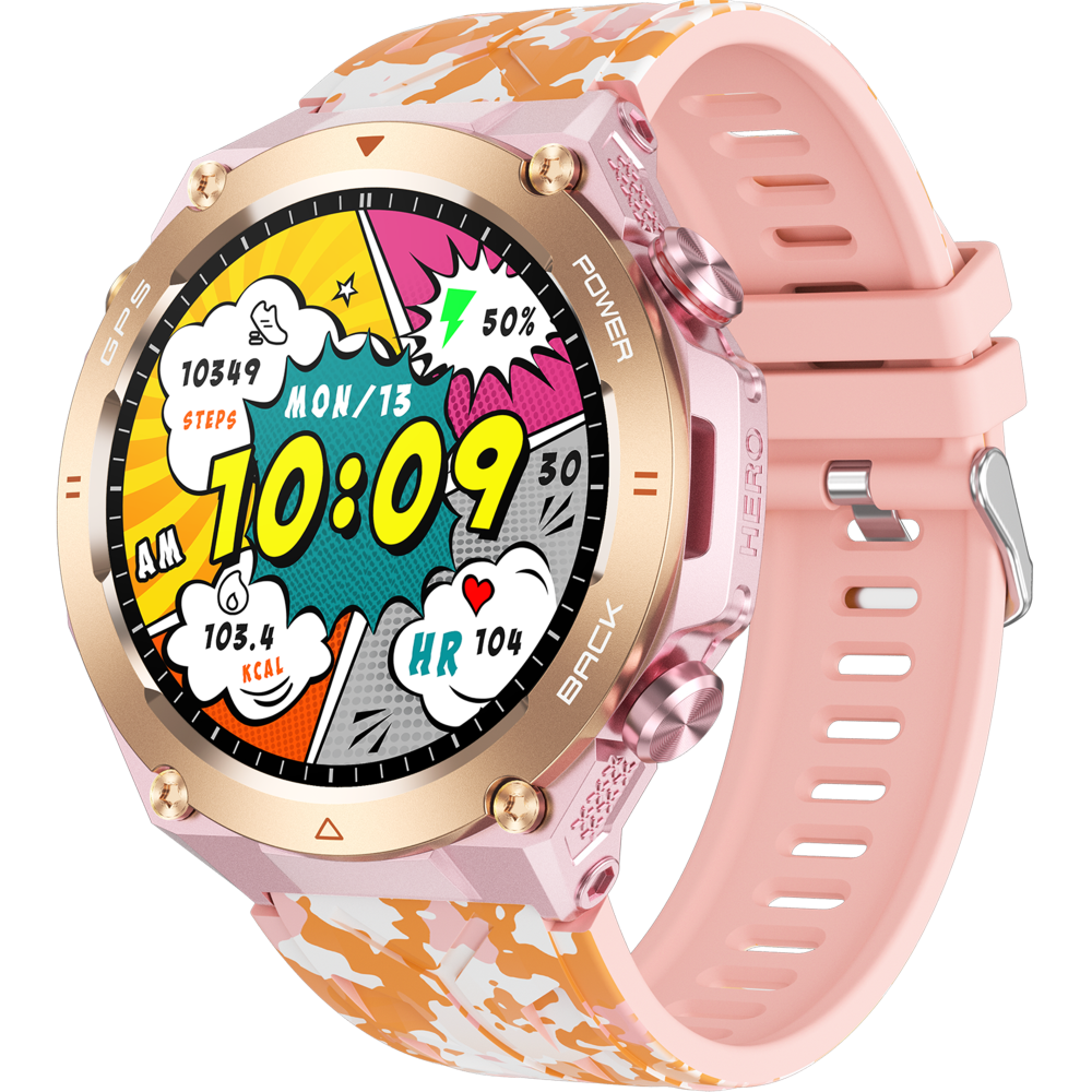 Smartwach GPS Tracking Smart Watch VG41-Rosa