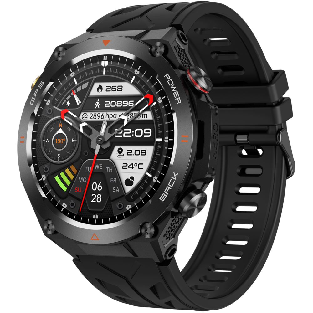 Smartwach GPS Tracking Smart Watch VG41-Black