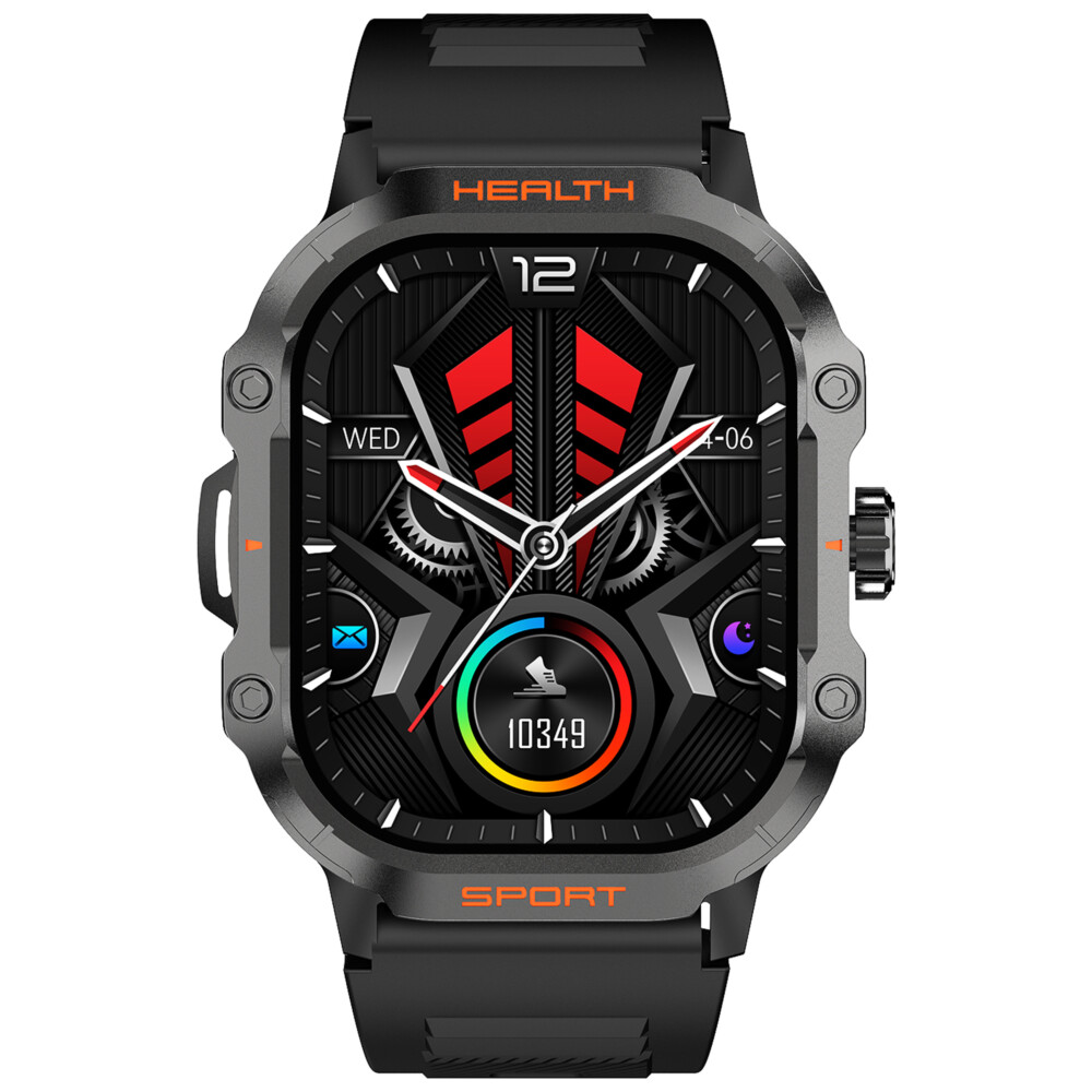 Smartwach Rugged Mens Outdoor Recreation VD32 PRO-Black