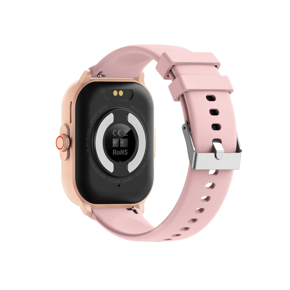 Smart Watch Android Health ECG PPG Wrist Monitoring VE12-Pink