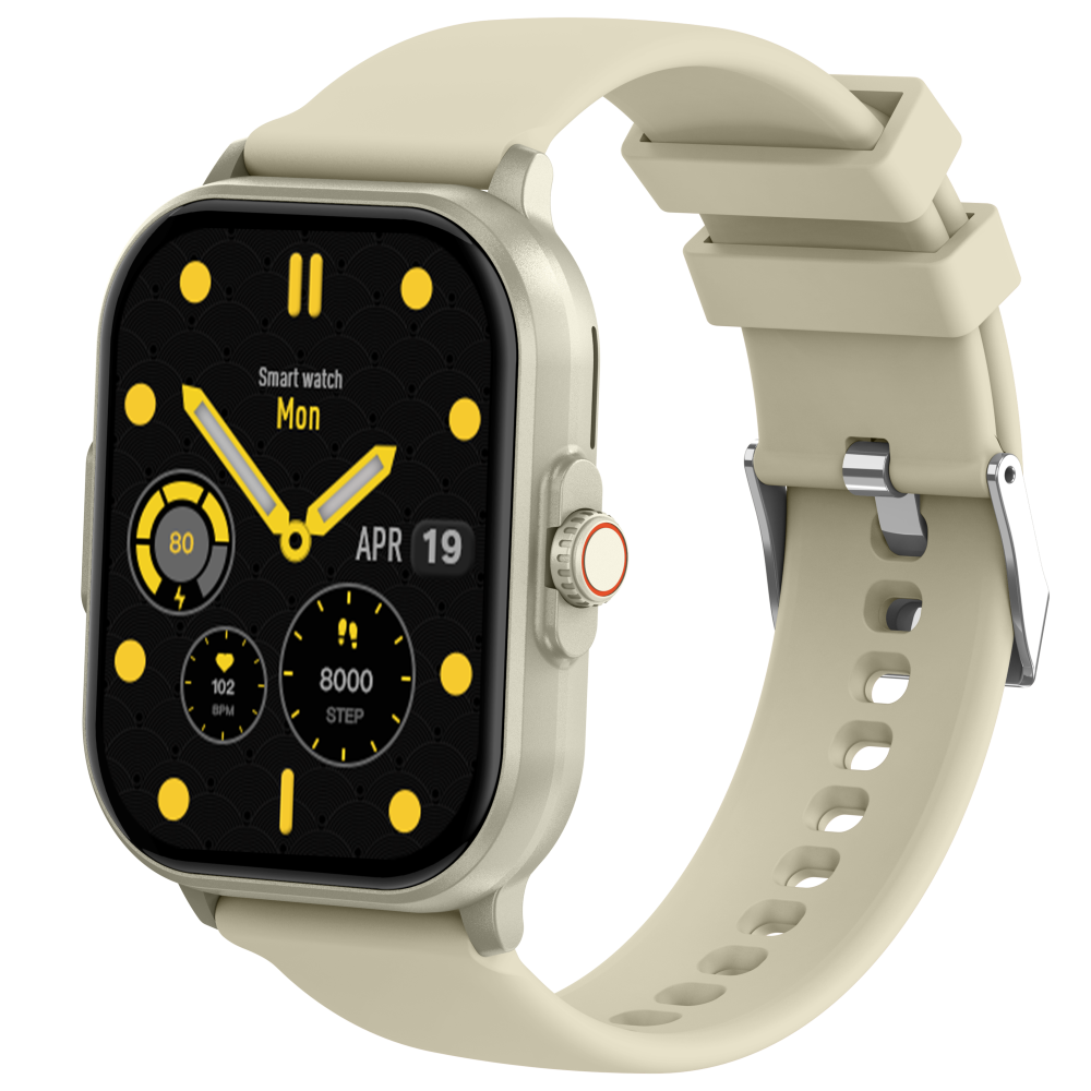 Smart Watch Android Health ECG PPG Wrist Monitoring VE12-Gold