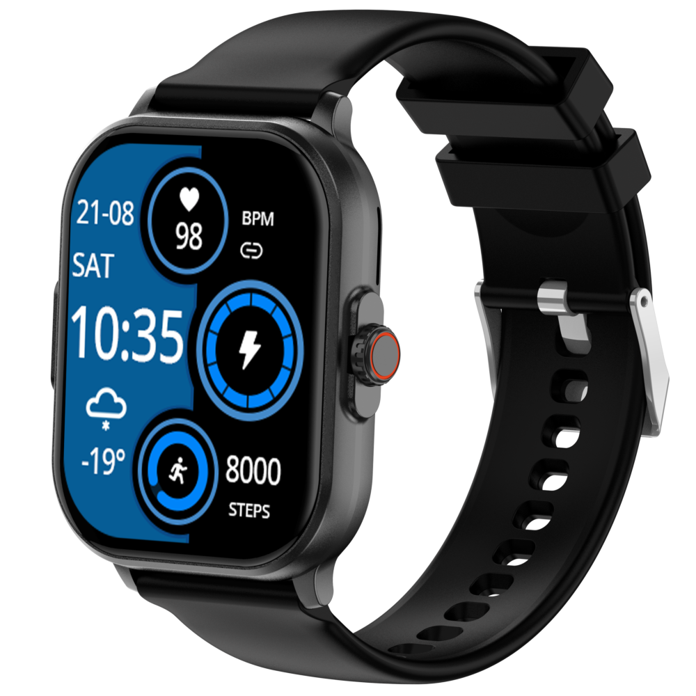 Smart Watch Android Health ECG PPG Wrist Monitoring VE12-Black