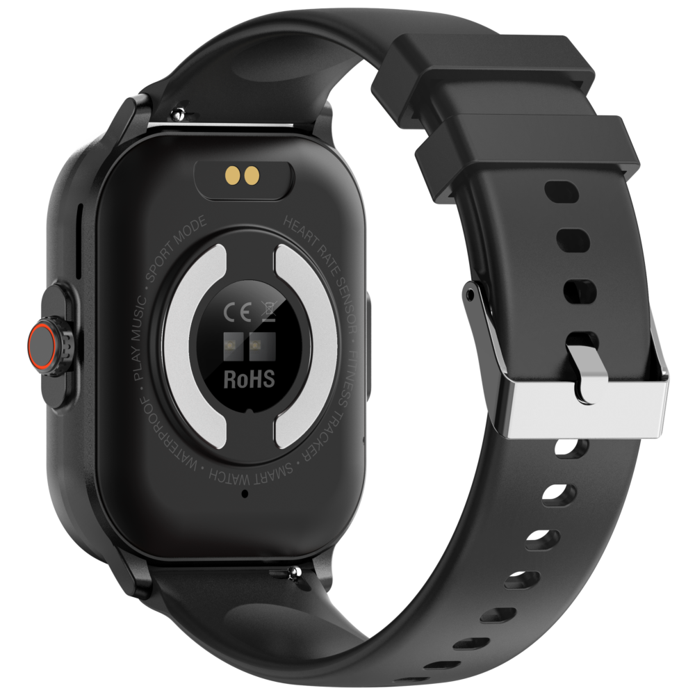Smart Watch Android Health ECG PPG Wrist Monitoring VE12-Black