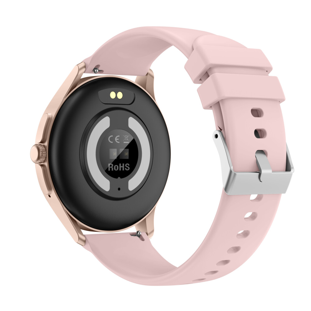 Smart Watch Android Health ECG PPG Wrist Monitoring VE15-Rosa