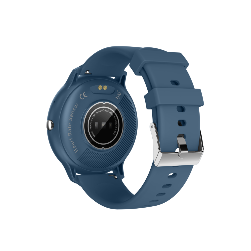 Fashion Hybrid Smart Watch Men Women Activity Tracker-Blue